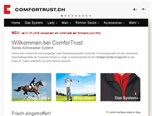 Tablet Screenshot of comfortrust.ch